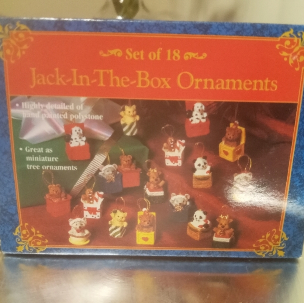Mini "Jack-in-the-box" ornaments